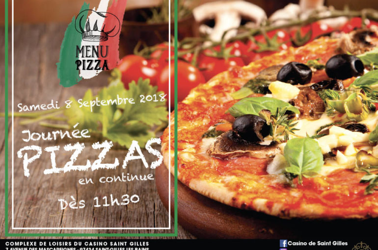 JOURNÉE PIZZAS A VOLONTÉ SAMEDI 8 SEPTEMBRE