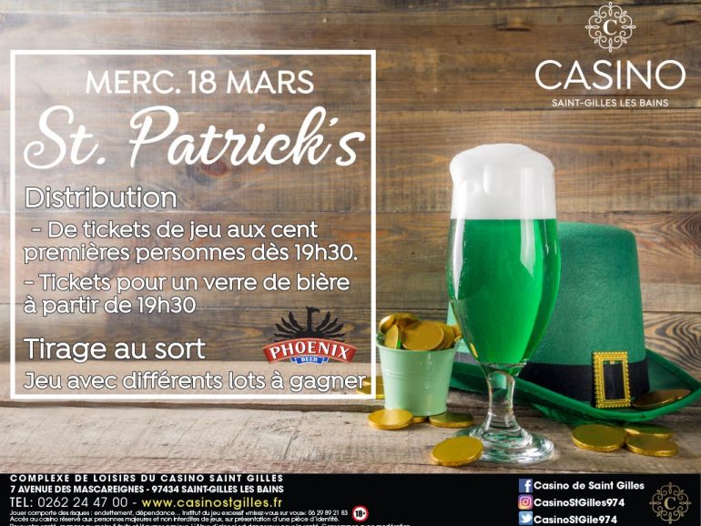 SAINT-PATRICK MERCREDI 18 MARS
