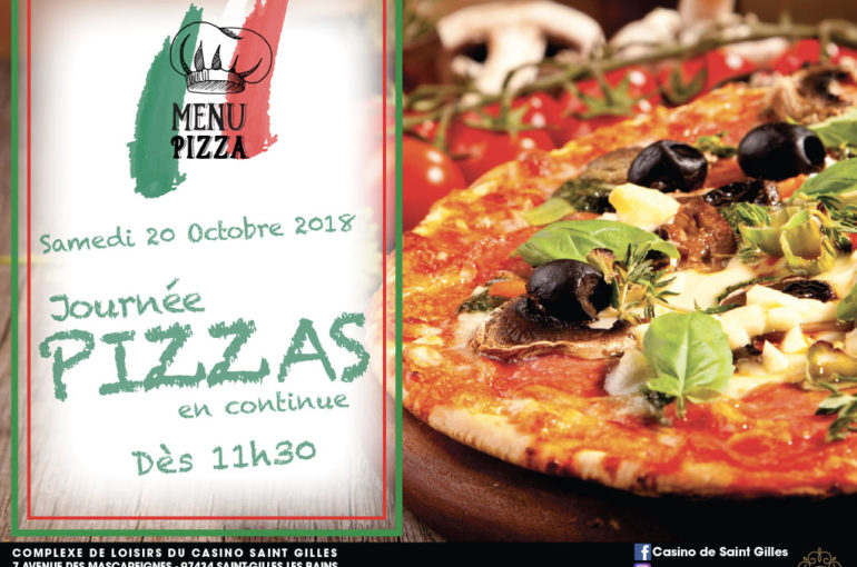 JOURNÉE PIZZAS SAMEDI 20/10