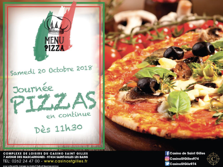JOURNÉE PIZZAS SAMEDI 20/10