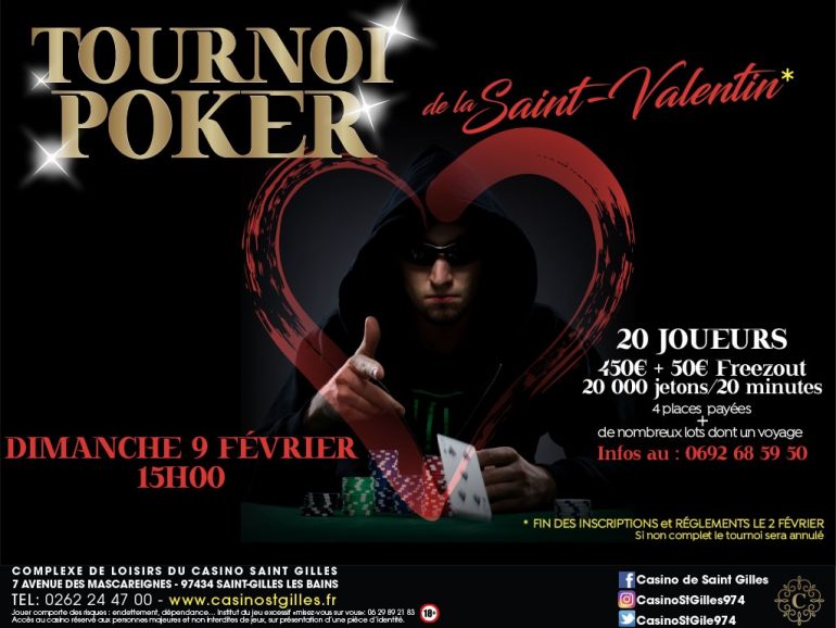 TOURNOI DE POKER DE LA ST VALENTIN