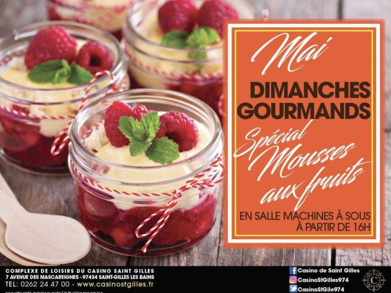 DIMANCHES GOURMANDS SPÉCIAL MOUSSE AUX FRUITS