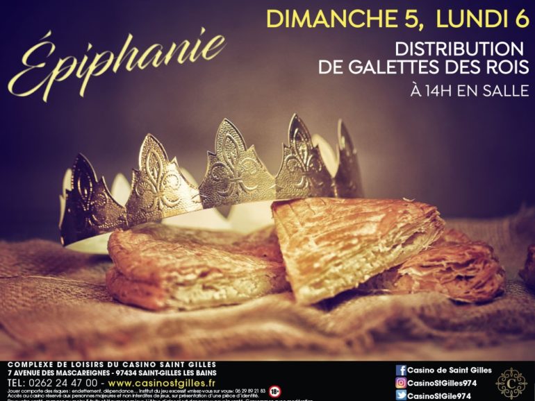 EPIPHANIE – Dégustation de galettes des rois dimanche 5 et lundi 6 janvier