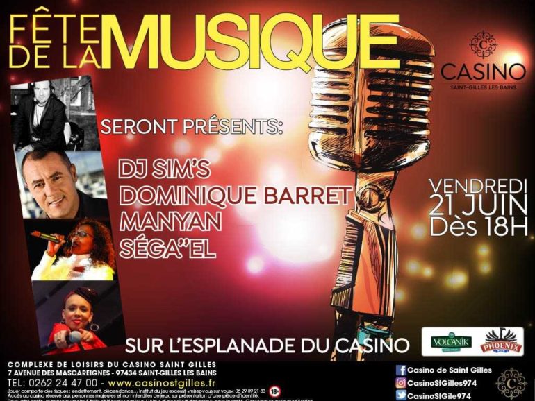 FÊTE DE LA MUSIQUE VENDREDI 21 JUIN