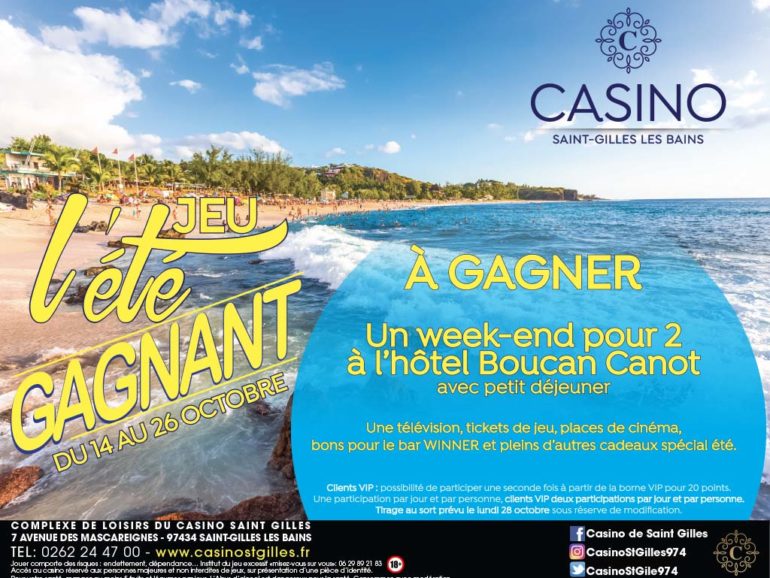 JEU SPÉCIAL ÉTÉ GAGNANT DU 14/10/19 AU 26/10/19