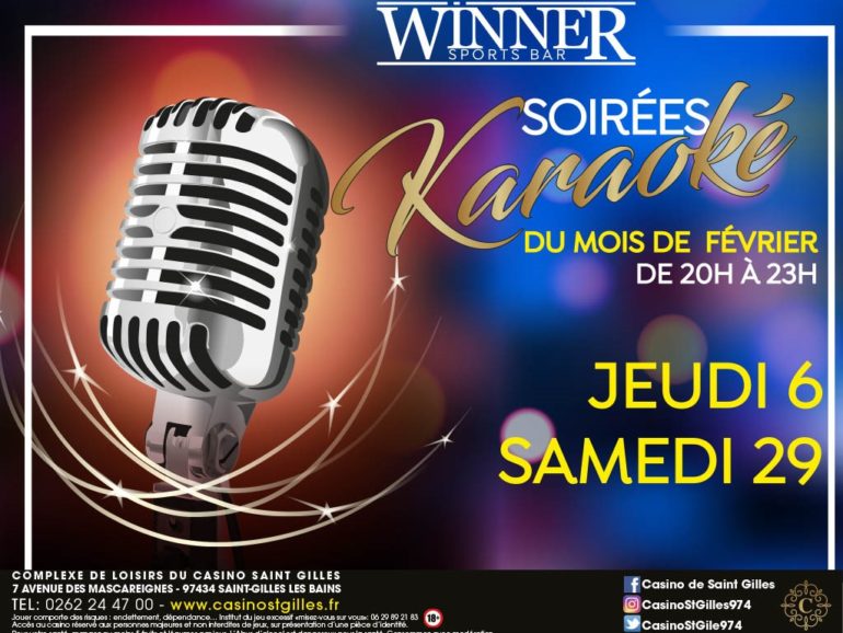 KARAOKES JANVIER AU WINNER SPORT BAR