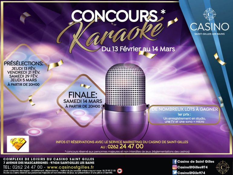 CONCOURS KARAOKÉ DU 13/02 AU 14/03