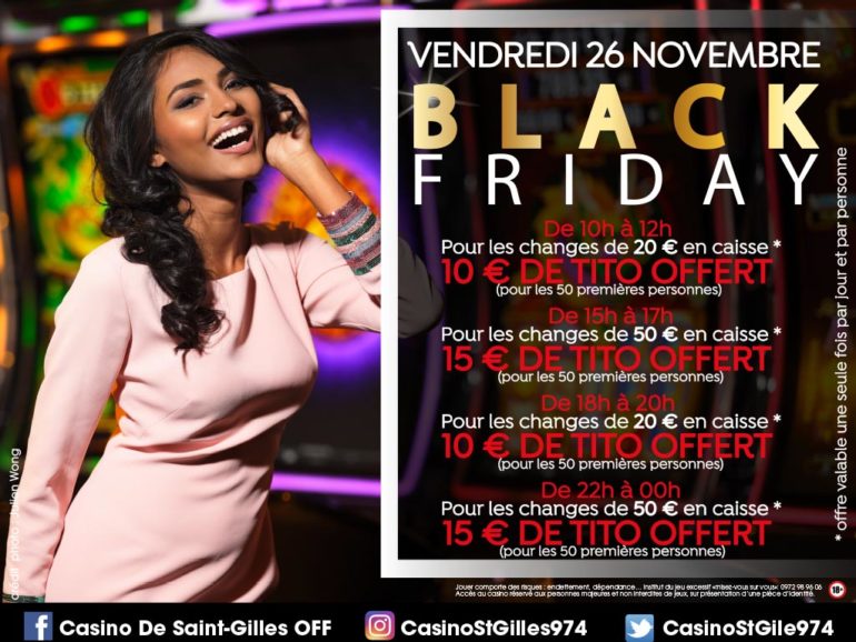 BLACK FRIDAY VENDREDI 26 Novembre