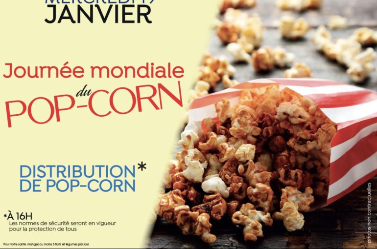 Distribution de pop-corn