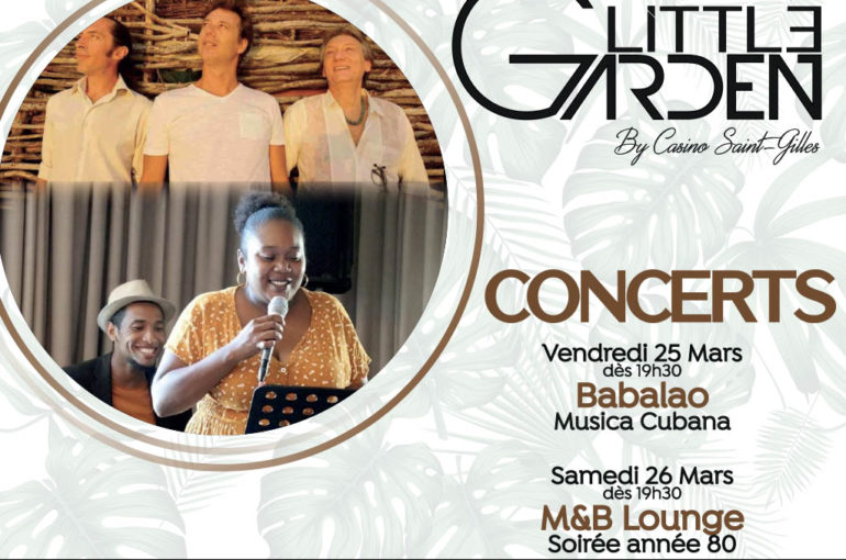 Ne manquez pas les concerts du Little Garden !