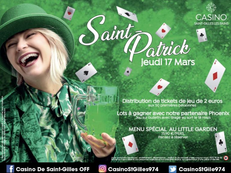Saint Patrick jeudi 17 mars en salle