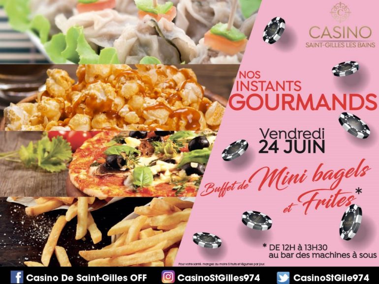 Buffet mini bagels et frites