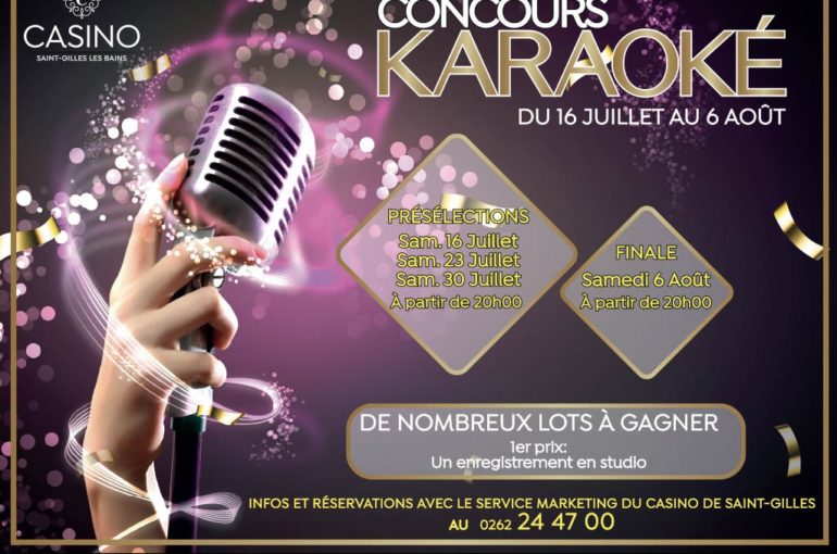 CONCOURS KARAOKE DU 16 JUILLET AU 6 AOUT 2022