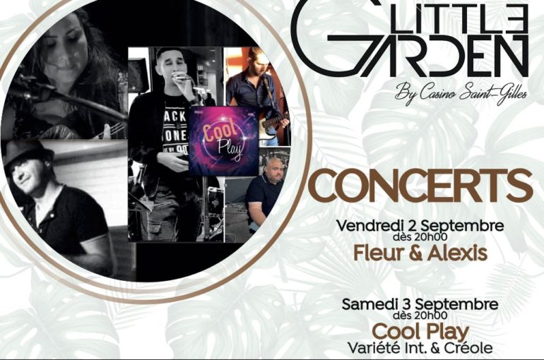 Concerts vendredi 2 et 3 septembre 2022 au Little Garden