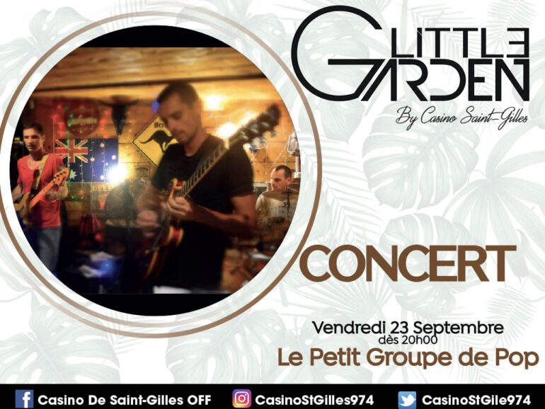 Concert du vendredi 23 septembre au Little Garden