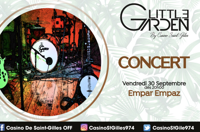 Concert vendredi 30 septembre au Little Garden
