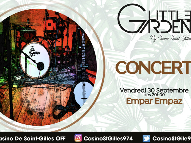 Concert vendredi 30 septembre au Little Garden