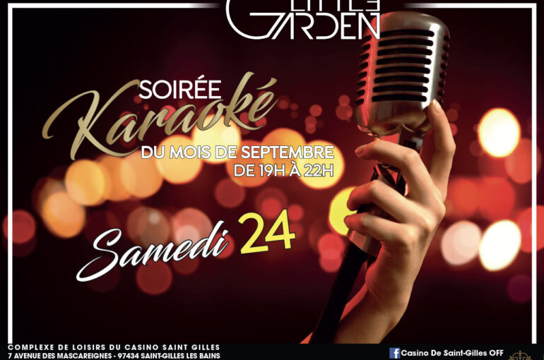 Soirée Karaoké – samedi 24 septembre
