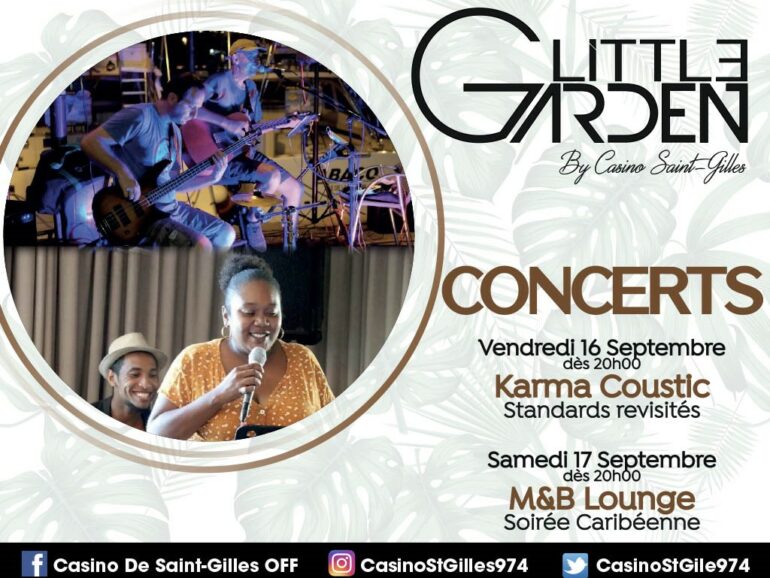 Concerts du vendredi 16 & samedi 17/09 au Little Garden