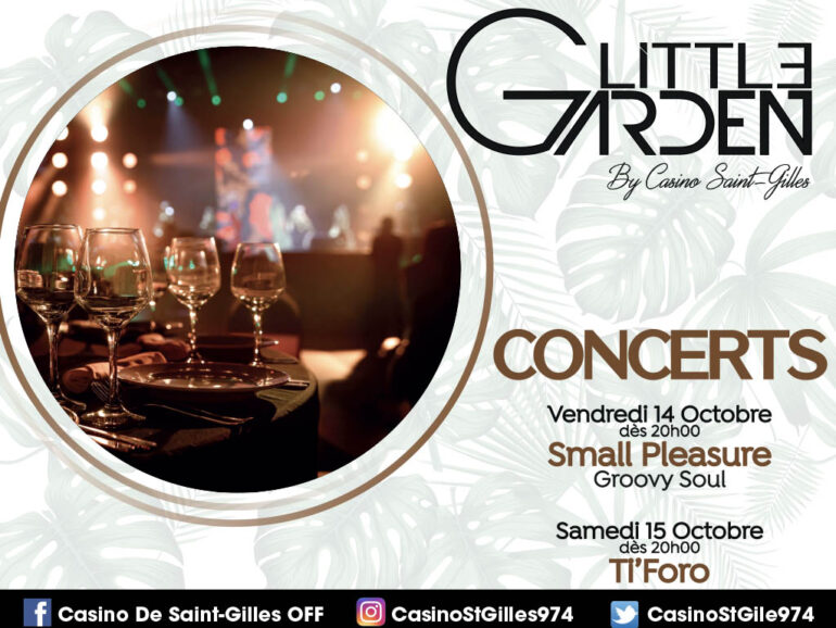Concerts du 14 et 15/10 au Little Garden