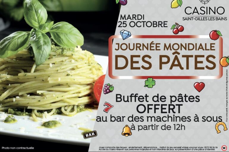 Journée mondiale des pâtes – mardi 25 octobre