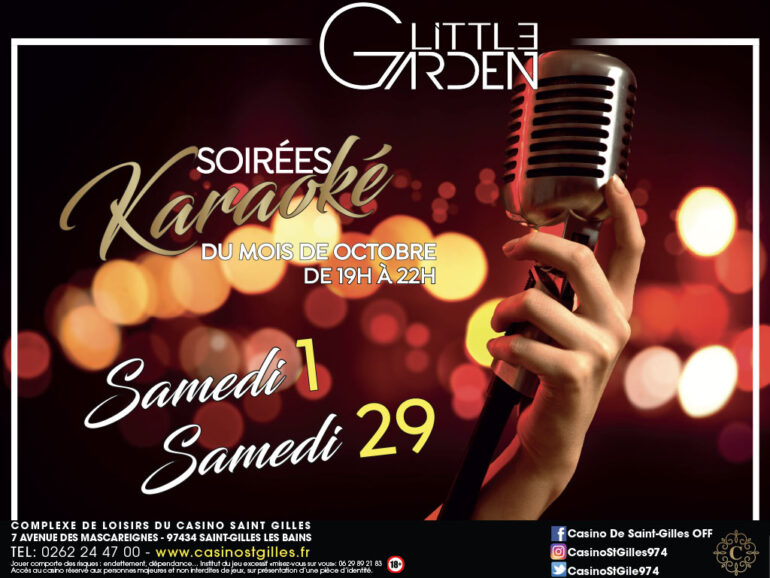 Concert vendredi 28 et soirée karaoké samedi 29/10