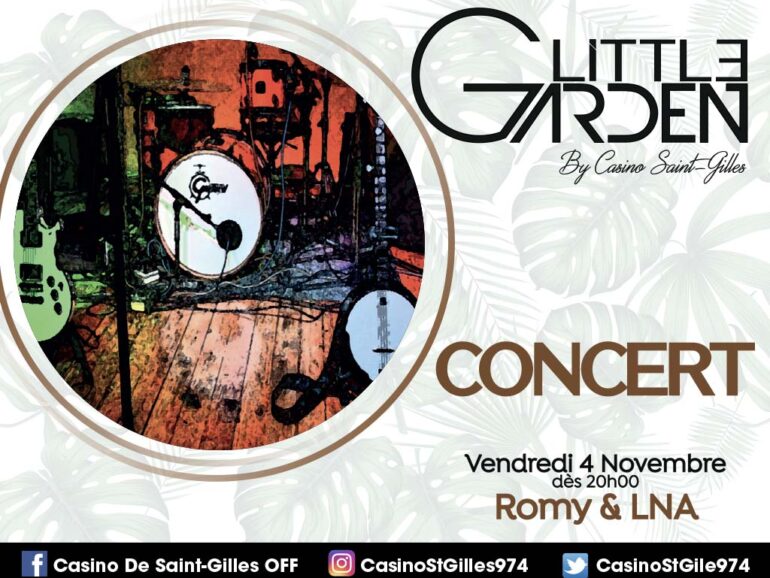 Concert vendredi 4 novembre au Little Garden
