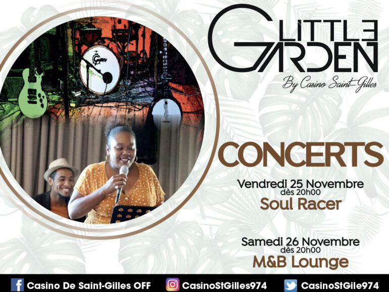 Concerts vendredi 25 et samedi 26 au Little Garden