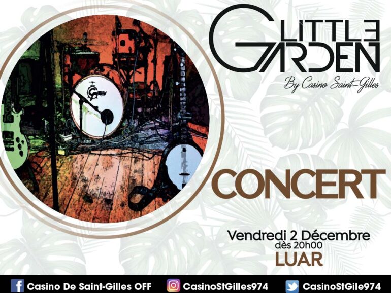 Concert vendredi 2 décembre au Little Garden