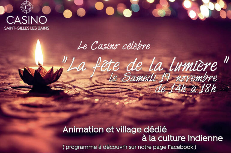 Le Casino célèbre la Fête de la Lumière samedi 19 novembre !