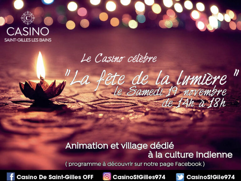 Le Casino célèbre la Fête de la Lumière samedi 19 novembre !