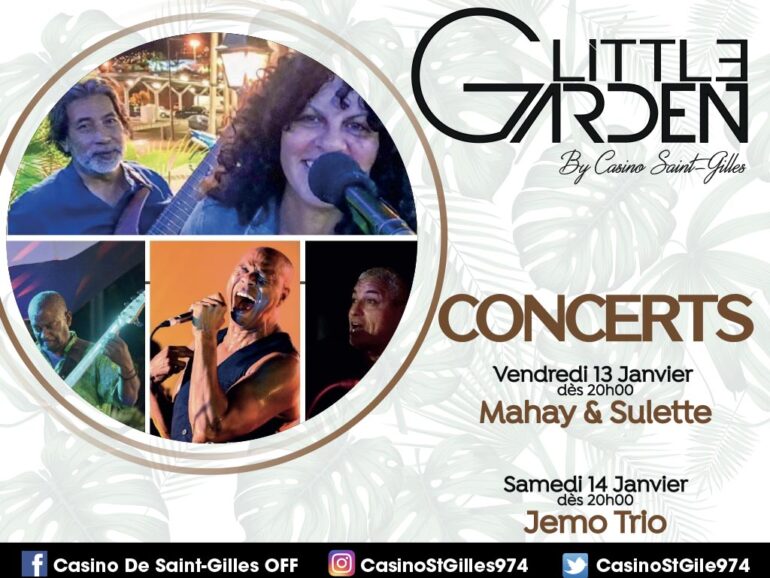Concerts du 13 et 14 janvier – Little Garden