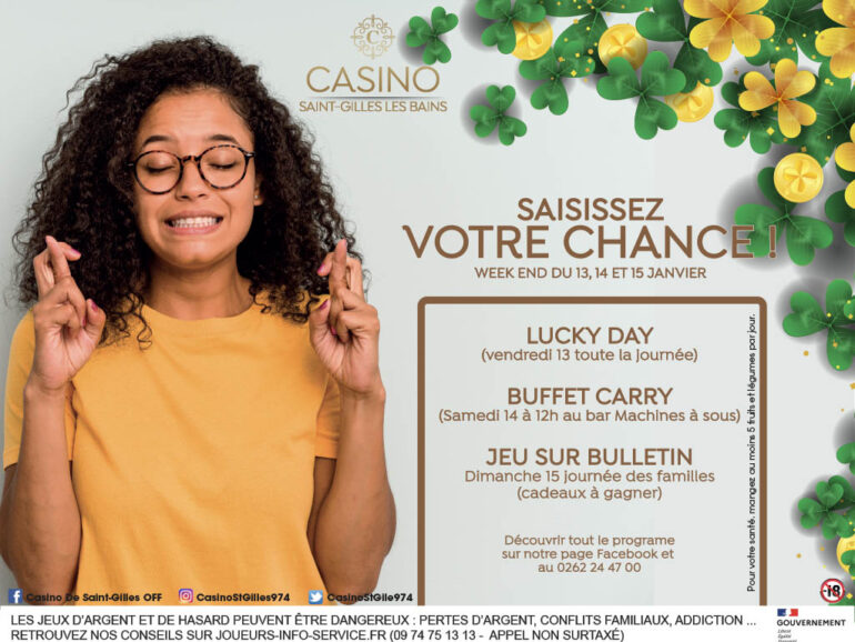 Week-end spécial chance – 13, 14 et 15 janvier