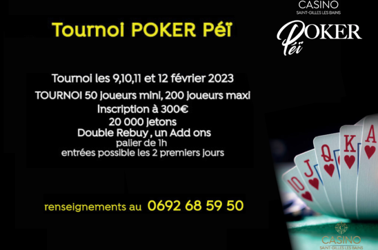 Tournoi de Poker Péï – 9, 10, 11 et 12 février