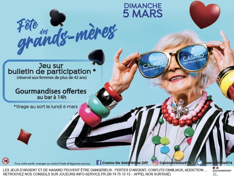 Fête des grands-mères – Dimanche 5 mars