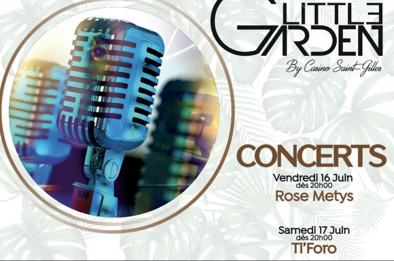 Concerts vendredi 16/06 et samedi 17/06 au restaurant Little Garden