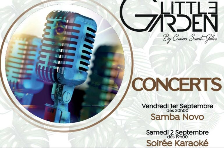 Programme week-end du 01 & 02/09 au restaurant Little Garden