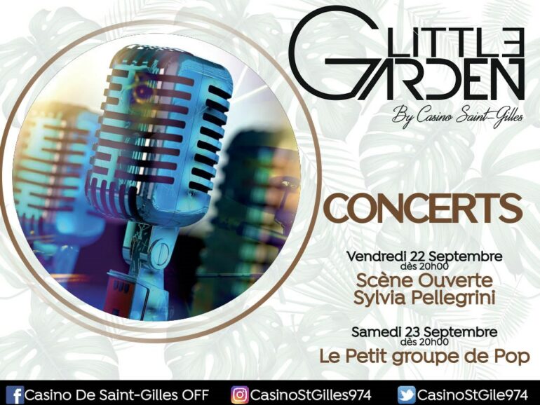 Programme week-end du 22 & 23/09 au restaurant Little Garden