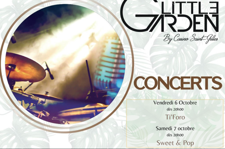 Programme week-end du 06 & 07/10 au restaurant Little Garden
