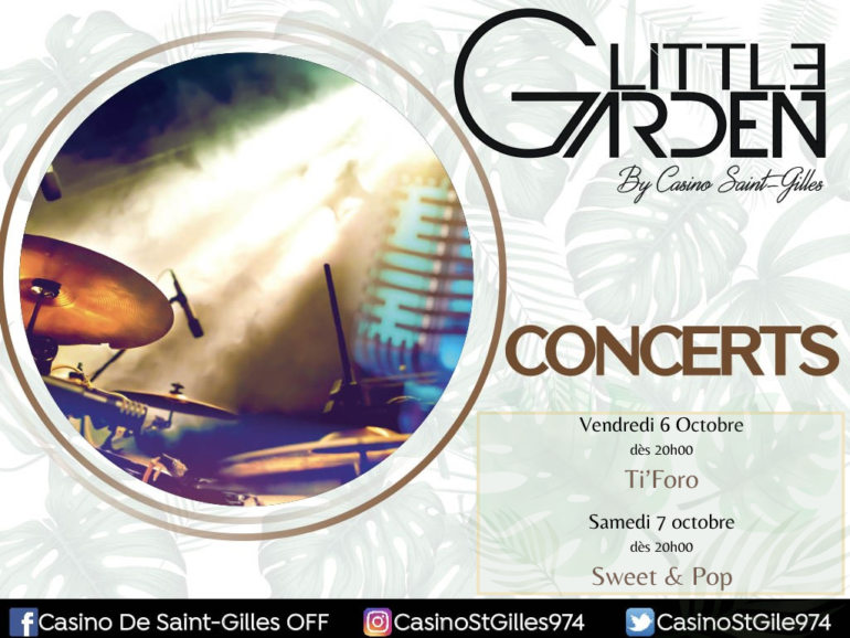 Programme week-end du 06 & 07/10 au restaurant Little Garden