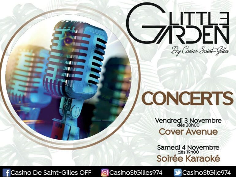 Concerts Little Garden week-end 3 et 4/11