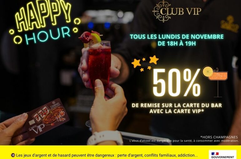 Happy Hours du mois de novembre