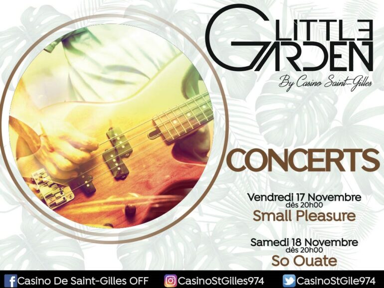 Concerts Little Garden week-end 11 et 12/11