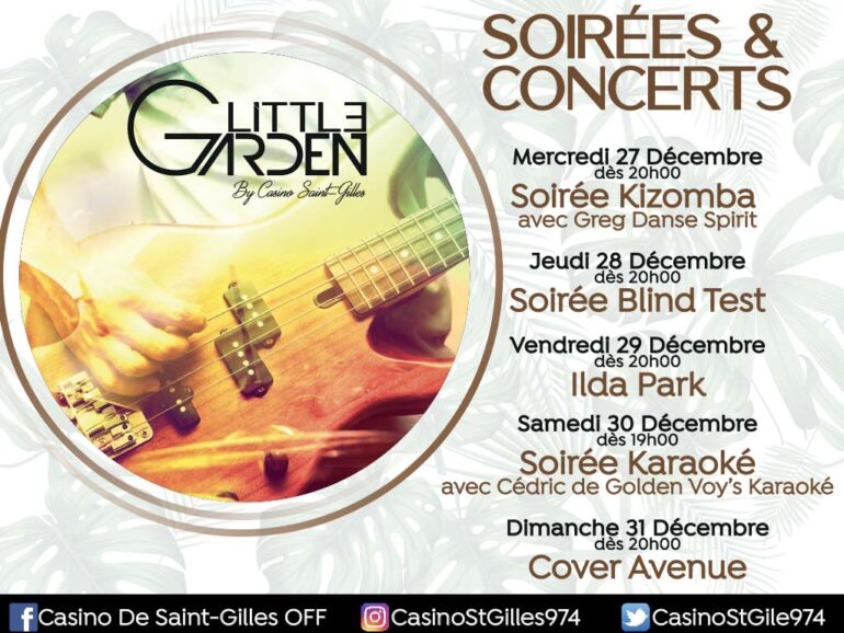 Programme Little Garden du 27 au 31/12