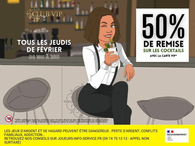 Happy Hour Club VIP février