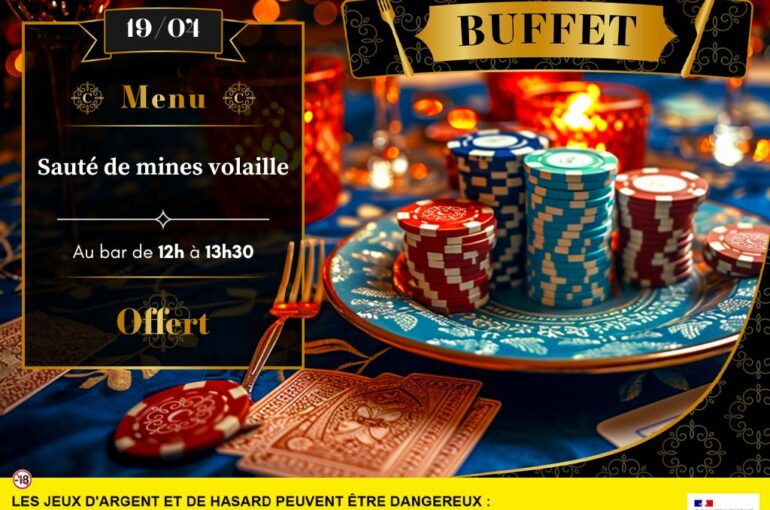 Buffet à thème vendredi 19/04 : sauté de mines volaille